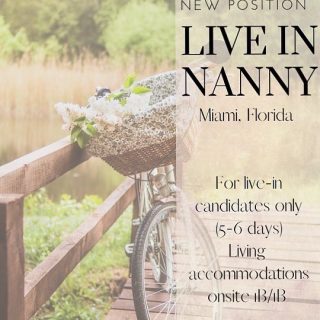 Immediate opening, apply today @lilypondservices 
.
.
.
.
.
#nycnanny #miami #miaminanny #nannylife #nannydiaries #nannyagency #nannyjobs #nannymiami #miamibeach #nannylifeisthebestlife #miamiopening #lilypondservices